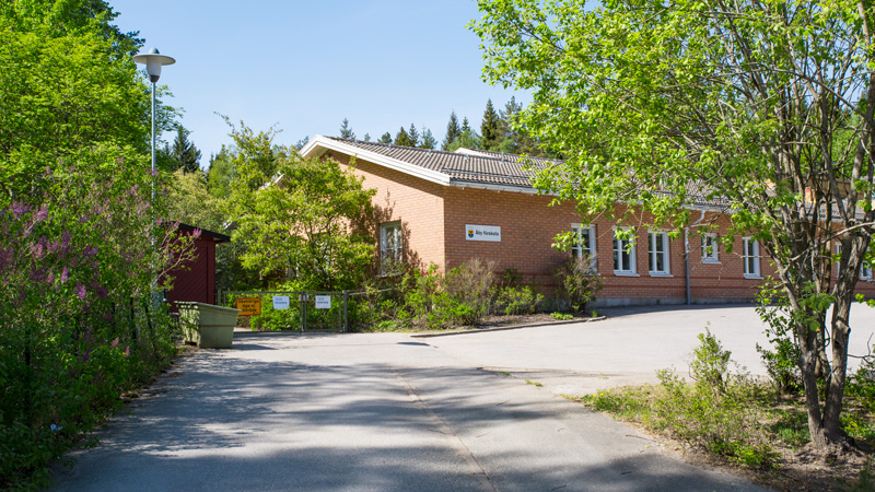 Fasaden på förskolan.